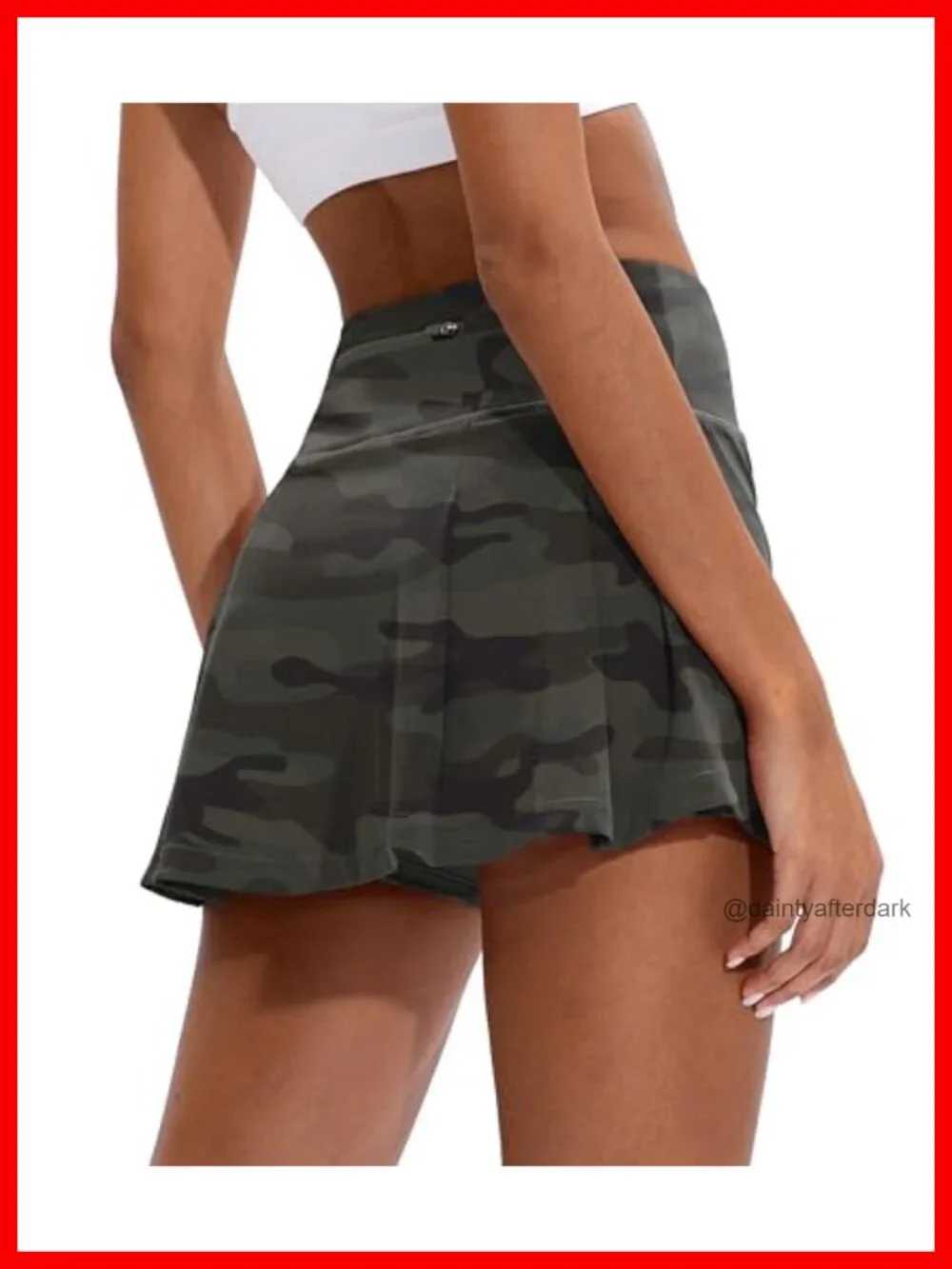 Women's Pleated Tennis Skort with Pockets High Waisted Athletic Golf Skirt